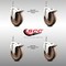 Service Caster 5 Inch 316SS High Temp Glass Filled Nylon 1/2 Inch Stem Caster Set Lock Brake SCC SCC-SS316TSTTL20S514-GFNSHT-121315-4 - alternate 3